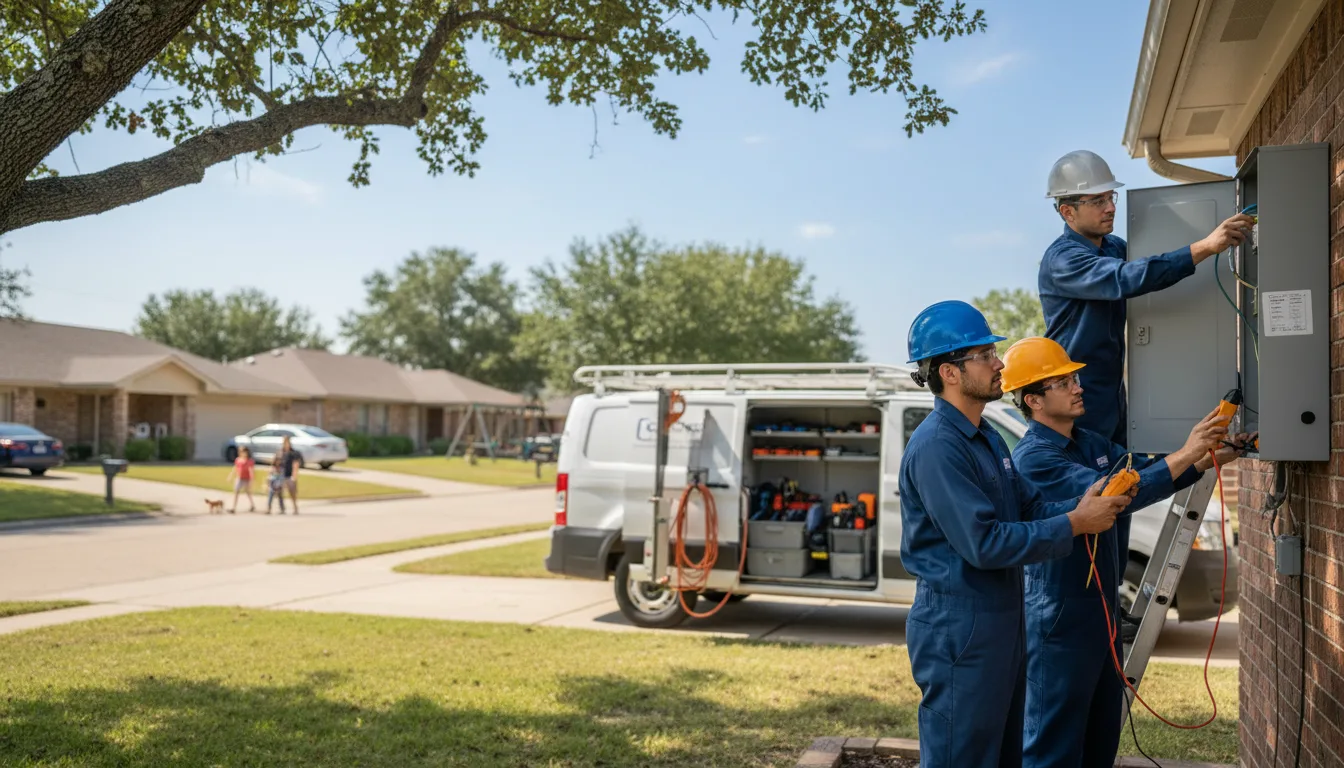Certified electrician providing emergency electrical services in College Corner, OH